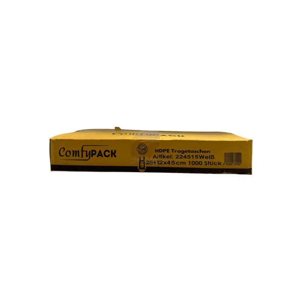 Hemdtas 25*12*45cm 1000stuks (Extra dik)
