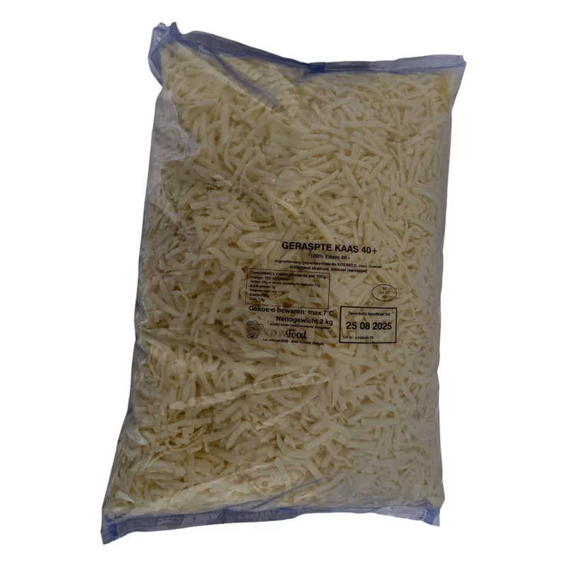 Geraspte kaas 40+ XL DOOS