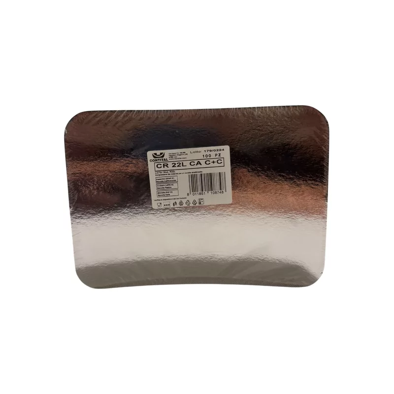 Deksels Alubak R22L-1080cc 100 stuks