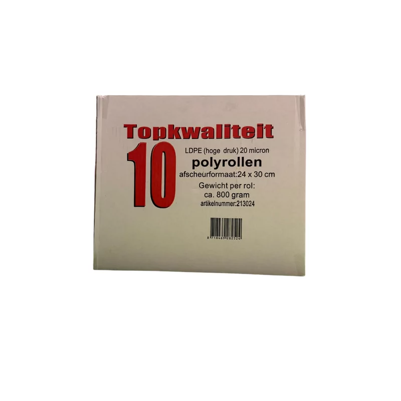 Poly Slagersrollen 30x24cm perfo 800gr.