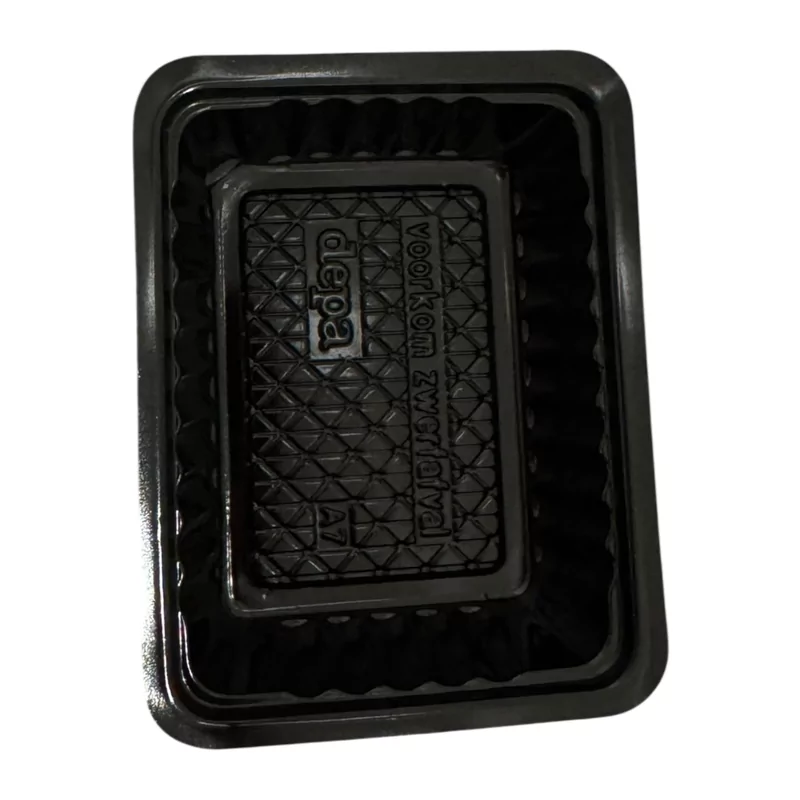 A7 Snackbakjes zwart 250st.