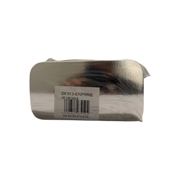 Deksels Alubak R13-670L 100stuks