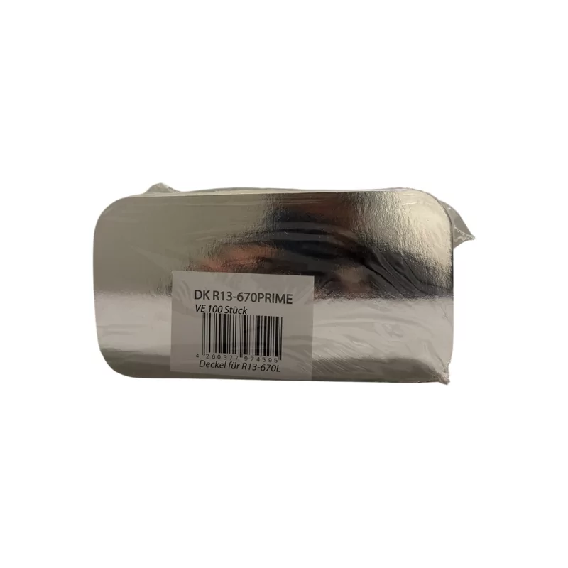 Deksels Alubak R13-670L 100stuks