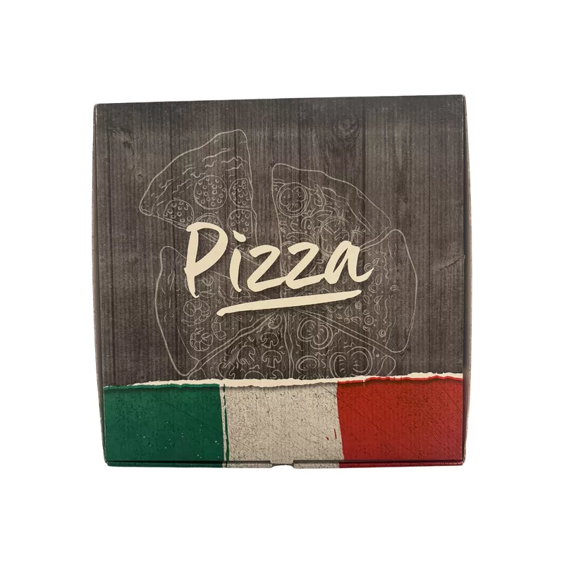 Pizzadoos 30*30*4cm Americano Black100st.