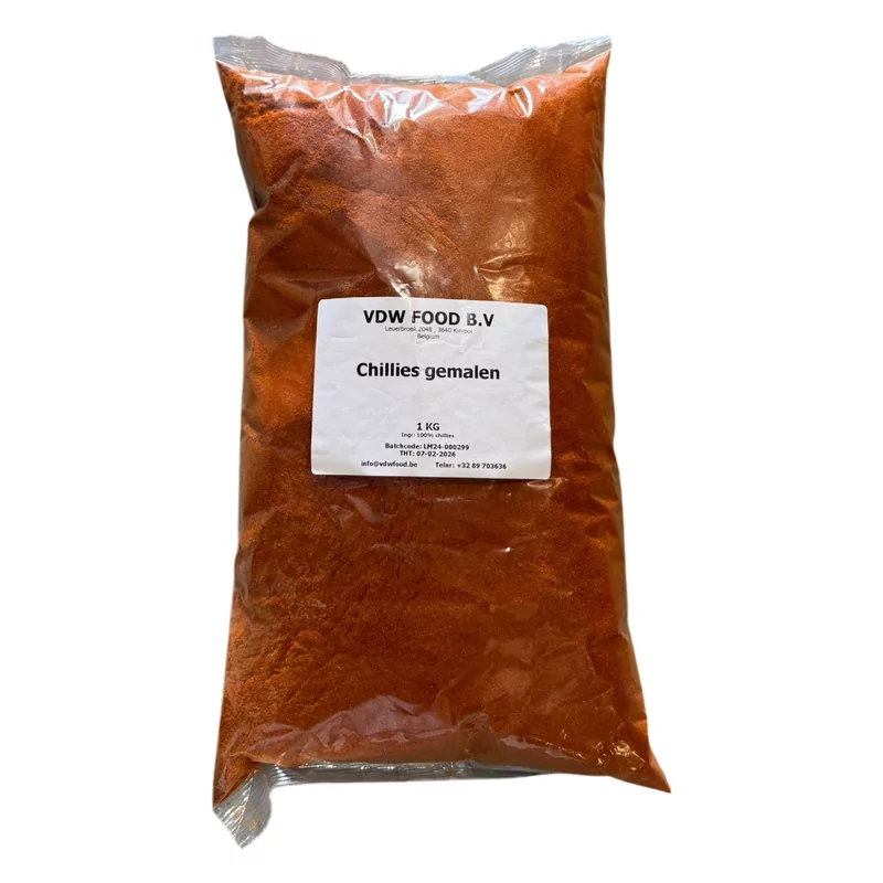 VDW Chilipoeder 1kg.